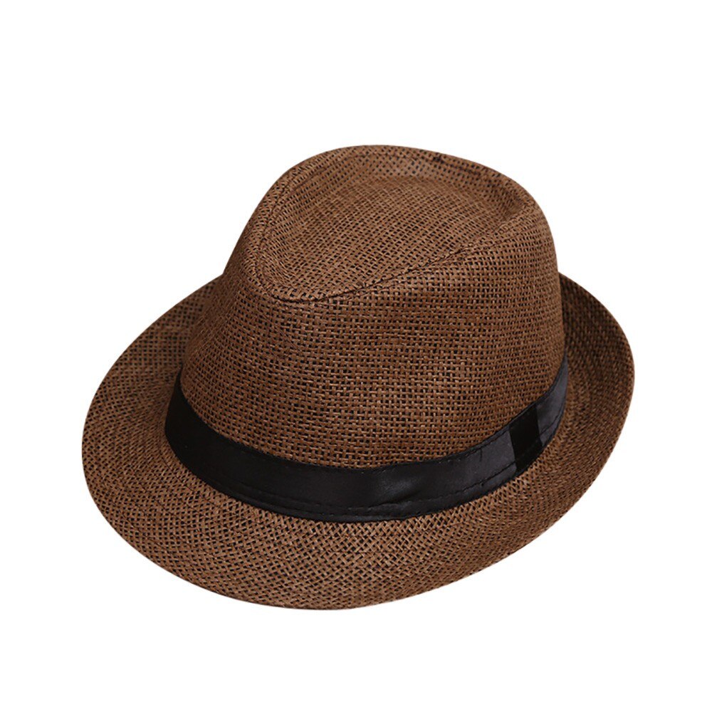 Kinder Sonnenhut Kinder Sommer Strand Stroh Hut Jazz Panama Trilby Fedora Hüte Britischen Cap Atmungsaktiv Baby Hüte Mädchen Jungen Sonnenblende