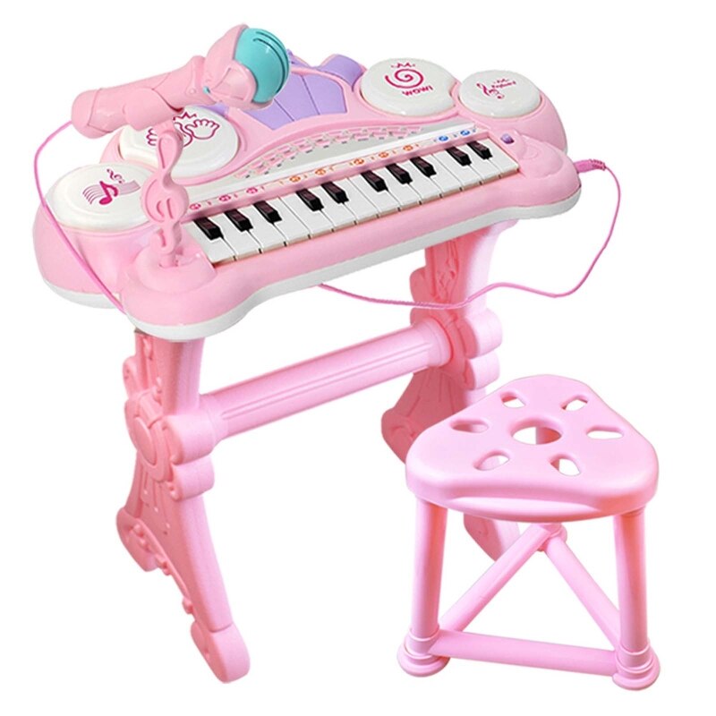 24 Keys Electronic Keyboard Piano Organ Toy Children Musical Instrument Kids Toy: Default Title