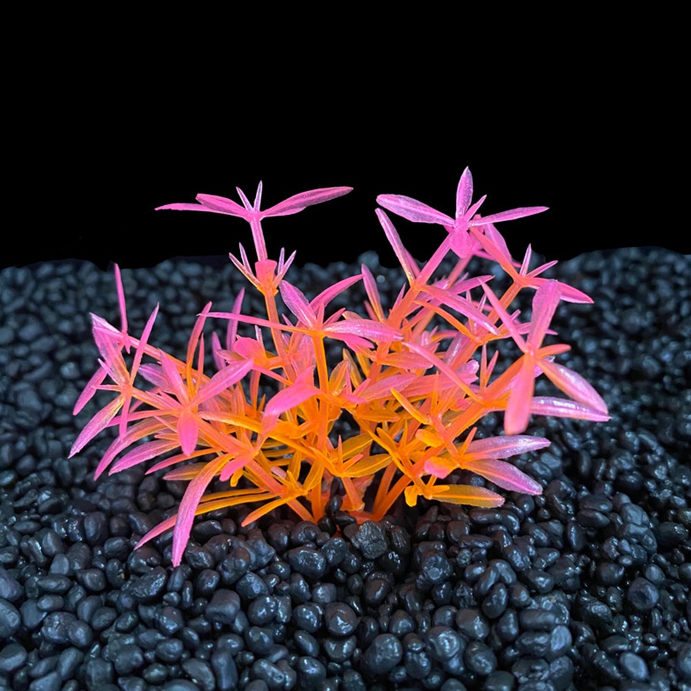 Vert artificiel amical en plastique faux plantes d'eau maison aquarium paysage en plastique décor ornement accessoires