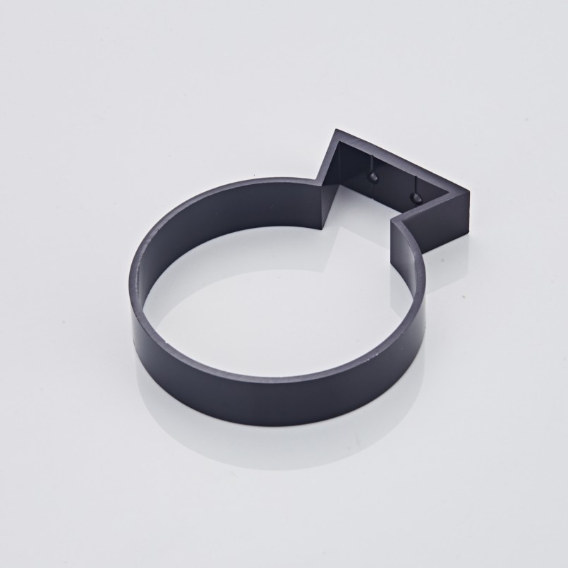 Nail Gratis Badkamer Accessoires Wandmontage Zwarte Ruimte Aluminium Badkamer Wc Borstel Houder Wc Schoonmaken