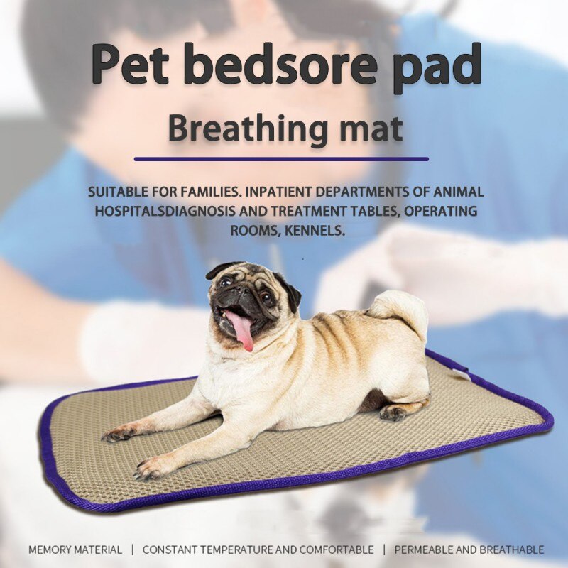 Breathable Dog Cat Bed Mats Pet Constant Temperature Massage Mattress For Dog Anti Bedsore Air Mattress Easy To Wash Pet Bed L