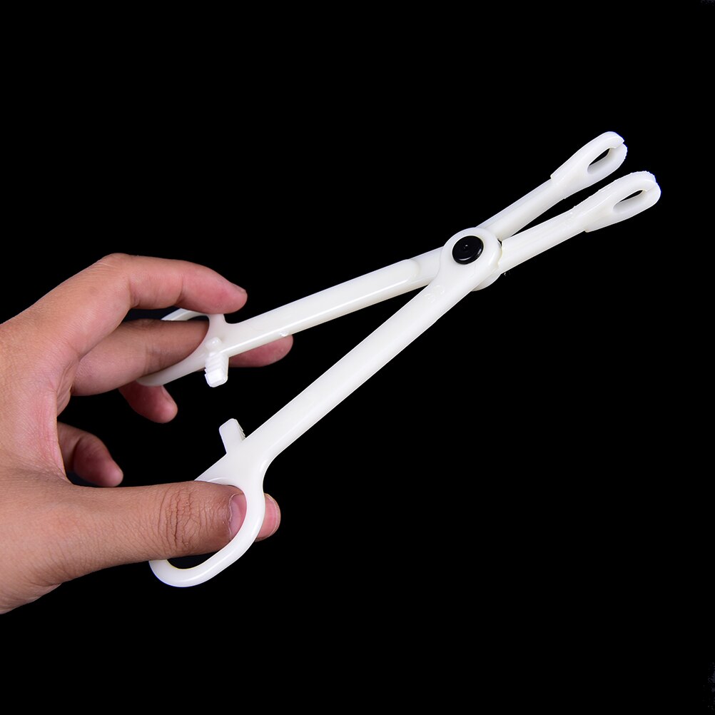 AACAR 1 Uds plástico Piercing corporal desechable alicate cuerpo oreja labio nariz ombligo lengua Piercing Forcep herramienta pinza abierta redonda