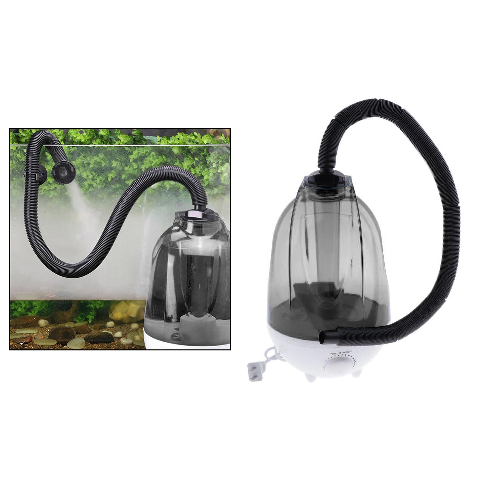 4L Amphibians Terrarium Mist Reptile Humidifier Climbing Mister Pet Box Humidifying Atomizer for Snake Turtle Lizard Water Tank