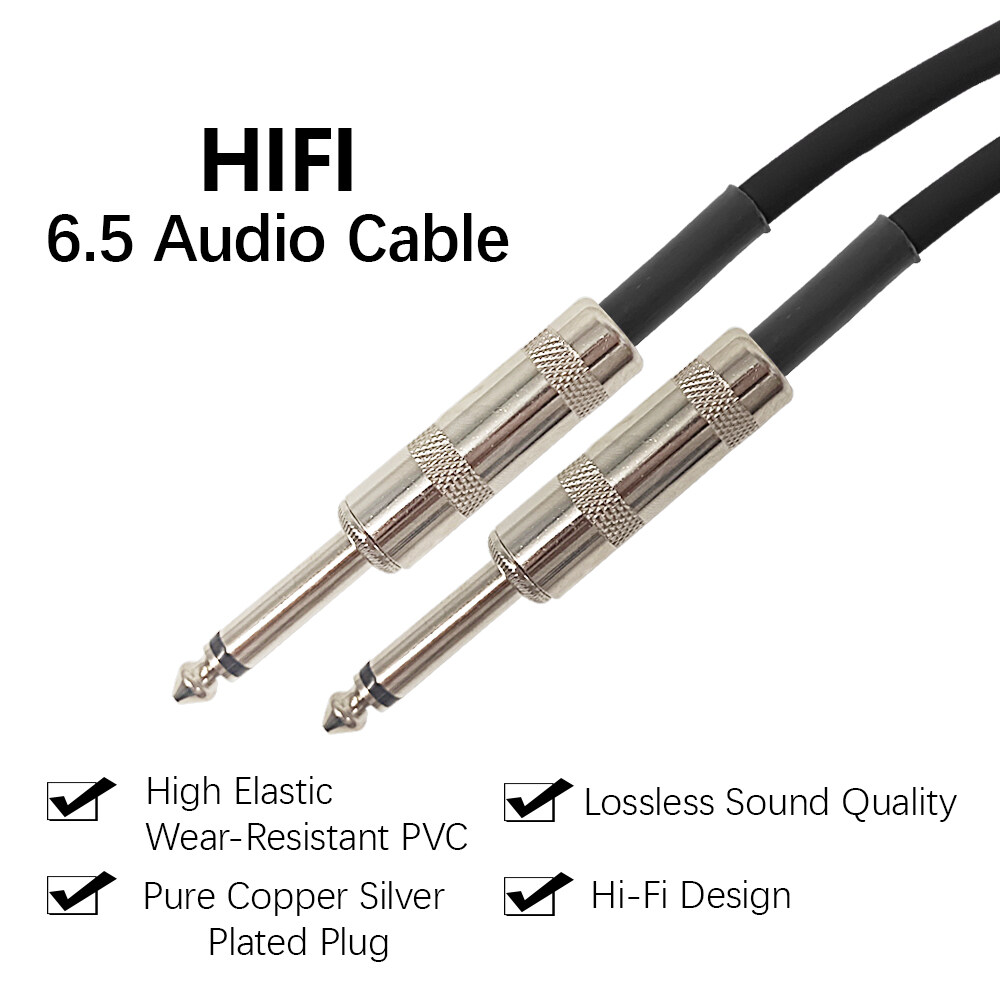 Cable de guitarra Cable Jack línea bajo caja eléctrica Cable de Audio línea de reducción de ruido Cable blindado 3/6/10 metros