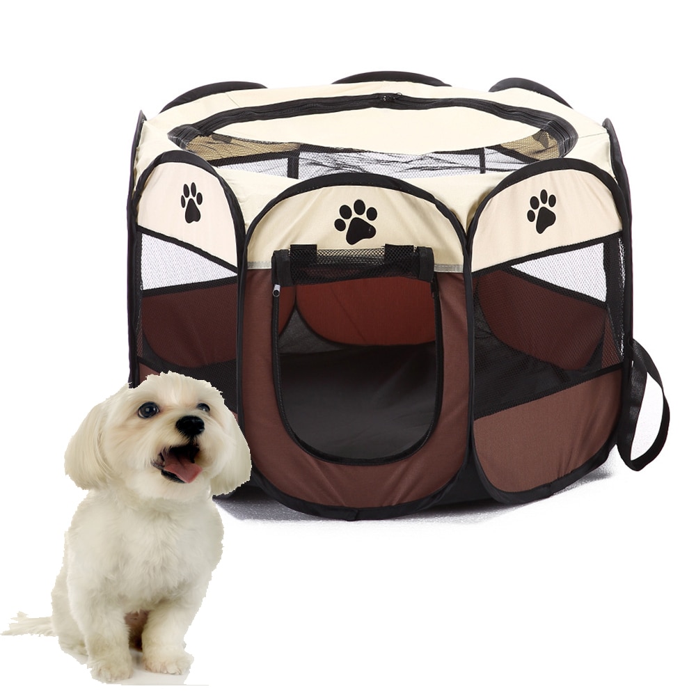 Chenils d'extérieur portables, clôtures, tentes pour animaux de compagnie, maisons pour petits et grands chiens, parc pliable, cage intérieure pour chiots, cage pour chien