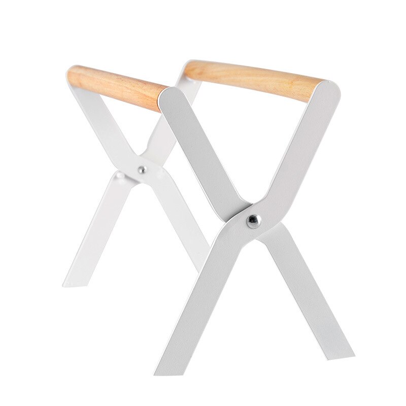 V60 Brewer Holder Hand Drip Double Pour Over Station Coffee Filter Holder Metal Rack Silicone Mat Set Barista Coffee Maker Shelf: XD01-White