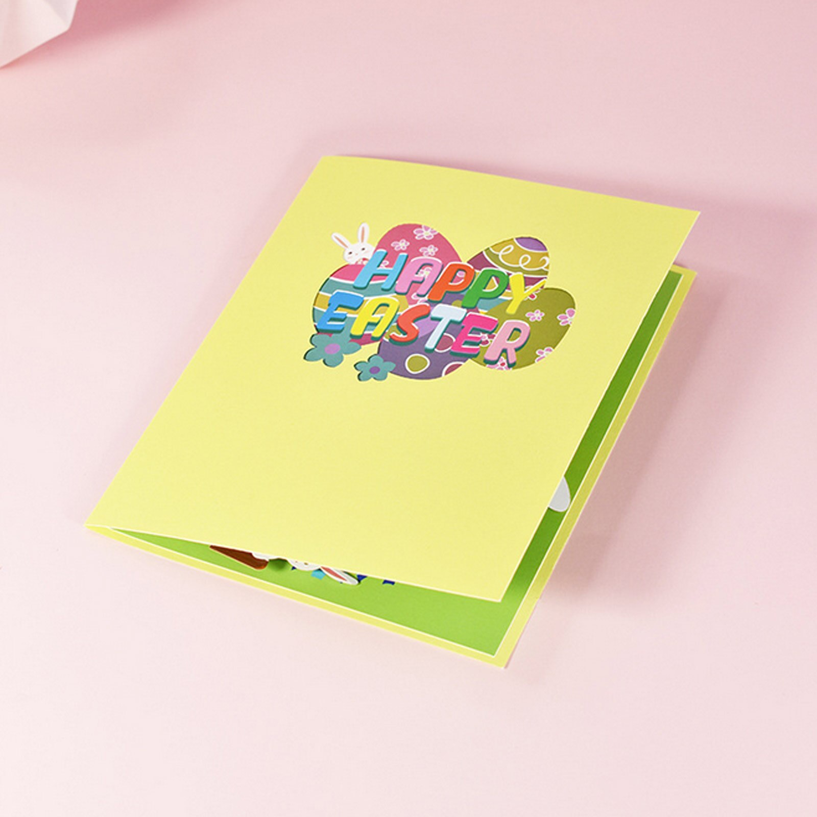 2 Pack Pop Up Easter Cards 3D Card with Envelope Spring Greeting Card Easter Egg Bunny Card Happy Easter Greeting Card for Kids