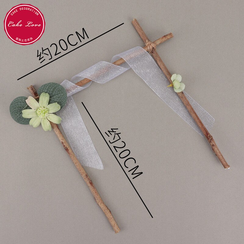 Cakelove Wood Swing animals Decoration Leaf String Felt Tree Bee Cake Topper for Kid Birthday Party Supplies Baking Lovely
