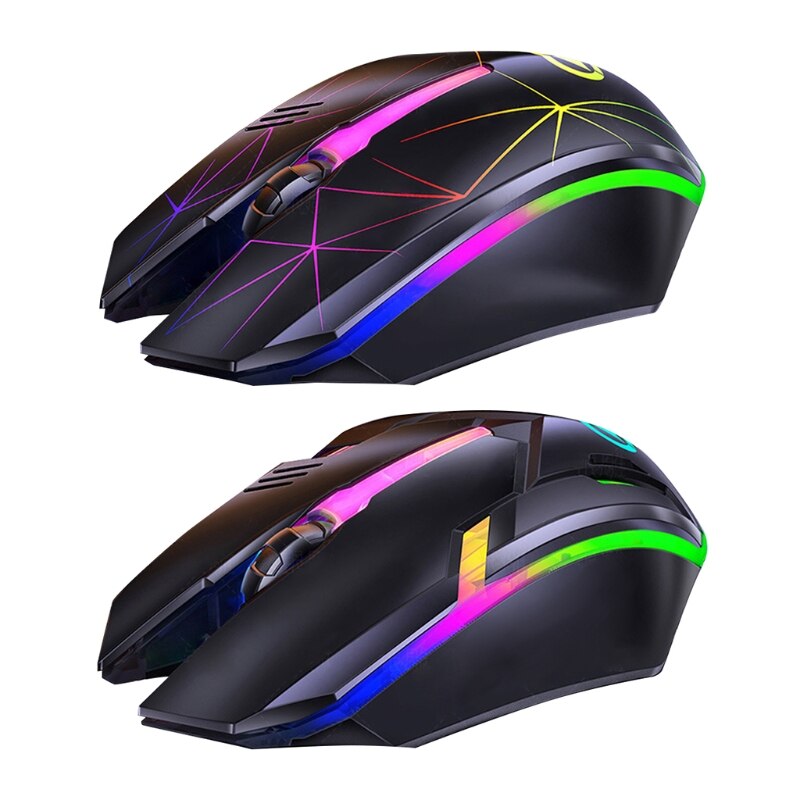 Mechanical armor shape D is cool, a generation of mouse ID G6 wired USB luminous mouse