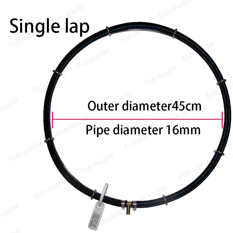 Nano aeration plate koi fish pond aeration ring tracheal seafood pond aeration ring aeration stone air strip fish tank bubble pl: duanquan45cm