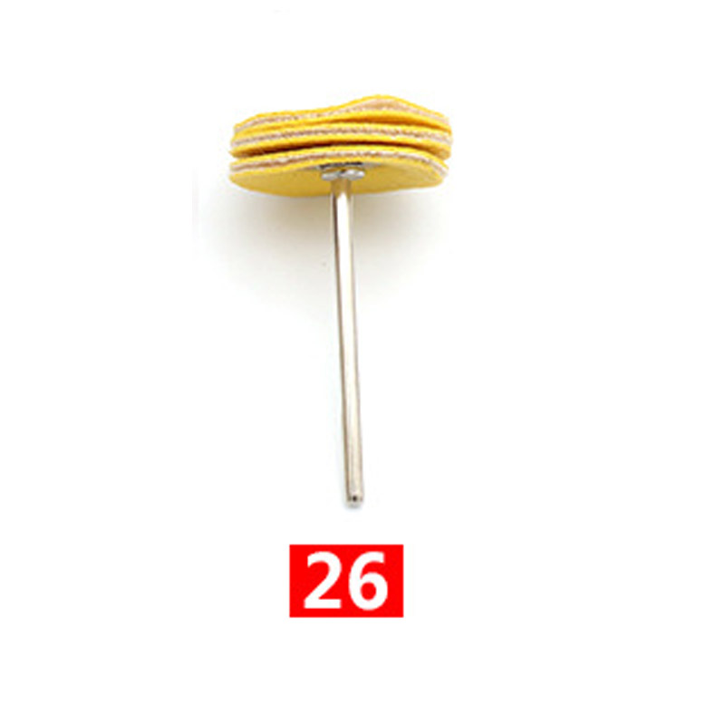 2,35mm, , 1 Uds., Mini cepillo de alambre, taza de rueda, juego de cepillos de alambre de acero y latón, vástago para herramientas rotativas eléctricas Dremel, amortiguador de pulido: Gris