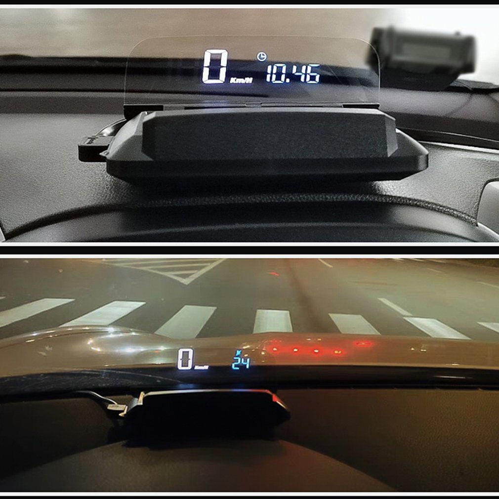 G3 automatic head-up display HUD display OBD2 and projection screen speedometer automatic height overspeed alarm