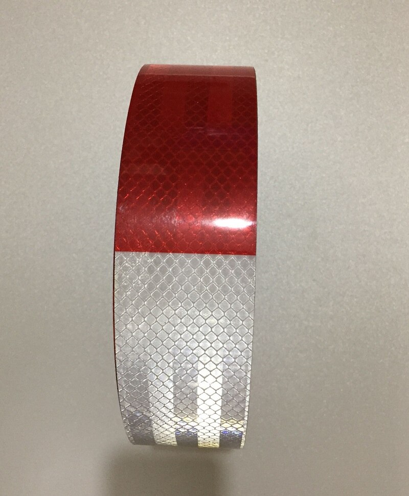 5cm*45m supersterke vrachtwagen verkeersstickers, reflecterende zelfklevende waarschuwingstape voor huisdieren