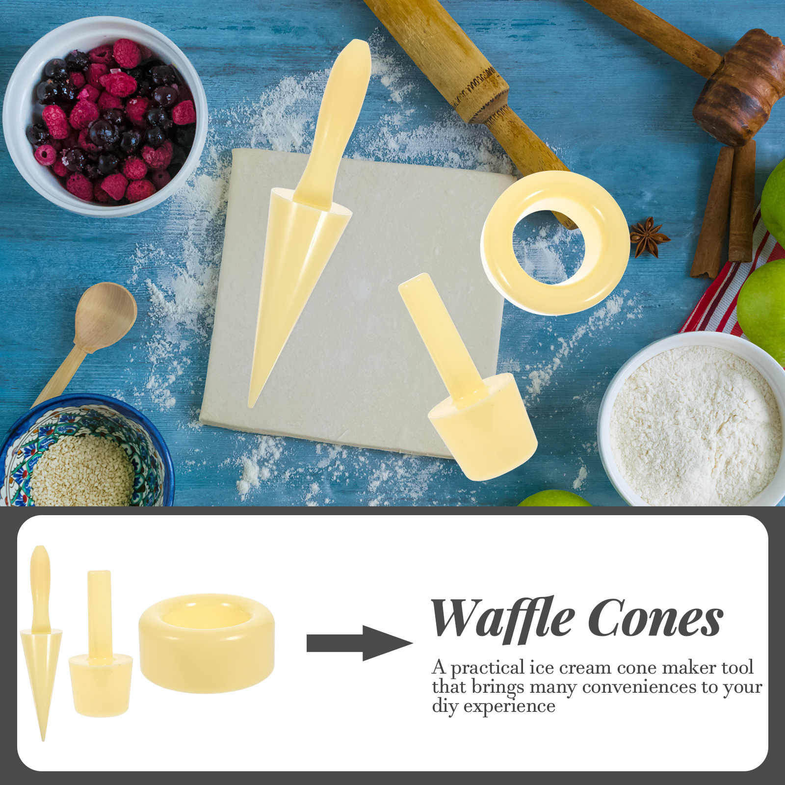 Brödbakningsverktyg glassstrutmaskin bakstrutar formar våffeljärn rulle krumkakevals