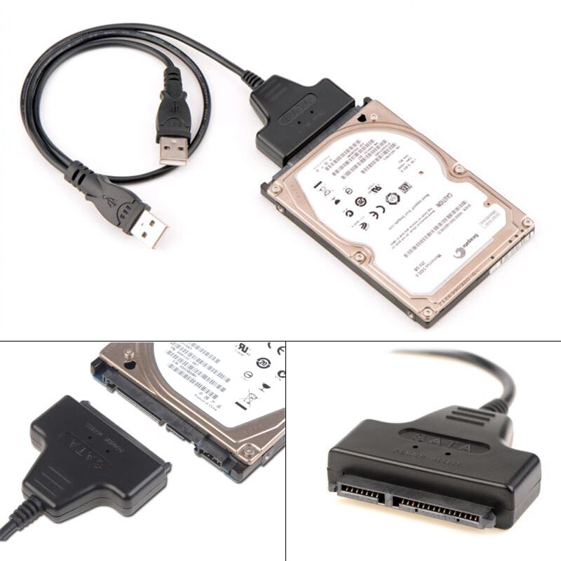 Snelle Gegevensoverdracht Usb 2.0 Sata Connector Usb 2.0 Sata Naar Usb 2.0 Adapter Kabel Voor Windows 98SE/Me/2000/Xp/Vista/Win 7