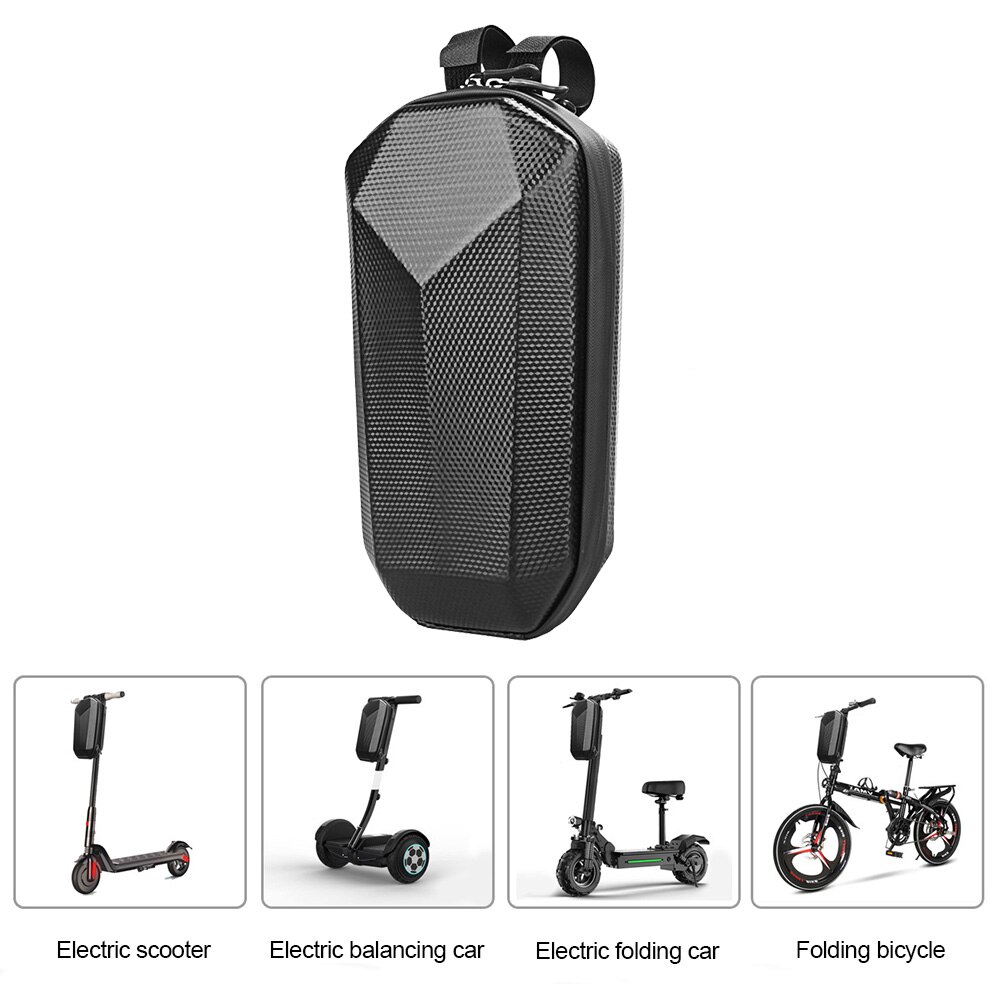 Electric Scooter Bag Hard EVA Waterproof Front Hanging Pouch Folding Bicycle Handlebar Package