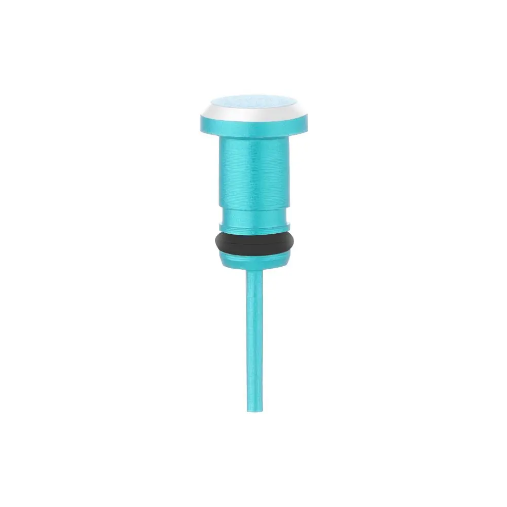 Kopfhörer Staub Stecker Staubdicht Für 35mm AUX Kopfhörer Block Metall Stopper Jack Interface Karte Pin Universal Telefon Zubehör: Blau