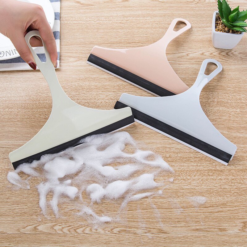 Cepillo limpiacristales para limpieza de ventanas, limpiador de escobilla de aire, raspador de lavado para el Hogar, baño, coche, herramienta de limpieza, accesorios de cocina