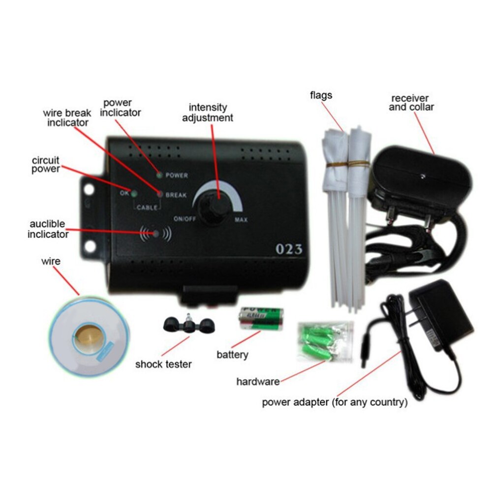 Safety Pet Dog Electric Fence with Waterproof Dog Electronic Training