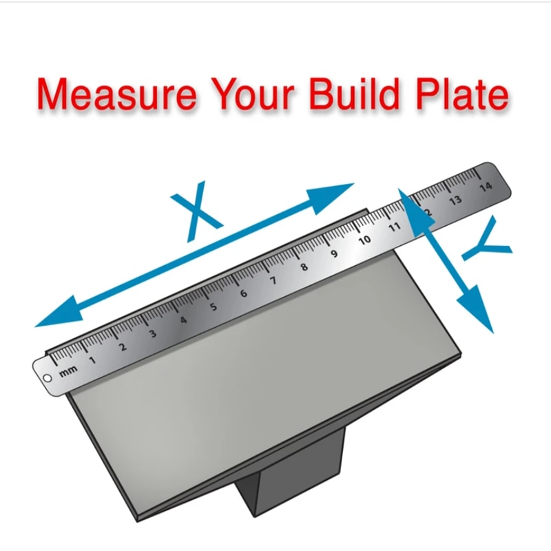 ENERGETIC Custom 135x80mm Flexible Build Plate for Resin,Spring Steel Sheet Heat Bed Platform +Magnetic Base for Anycubic Photon