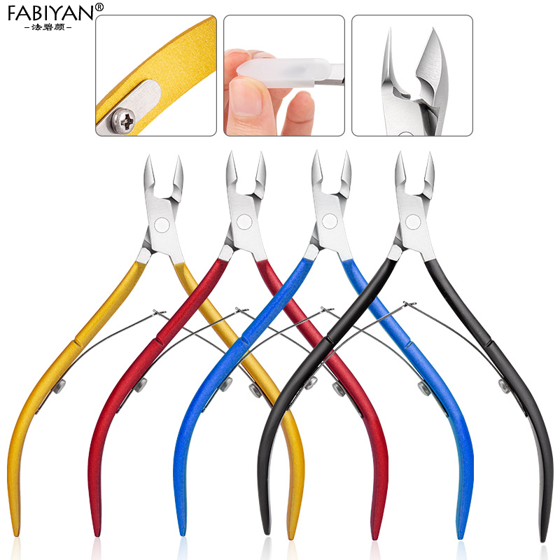 D-501 Edelstahl Nagel Kunst Häutchen Zangen Schere Haarschneidemaschine Cutter tot Haut Entferner Zange Manikübetreffend Werkzeug Fingernagel Trimmen