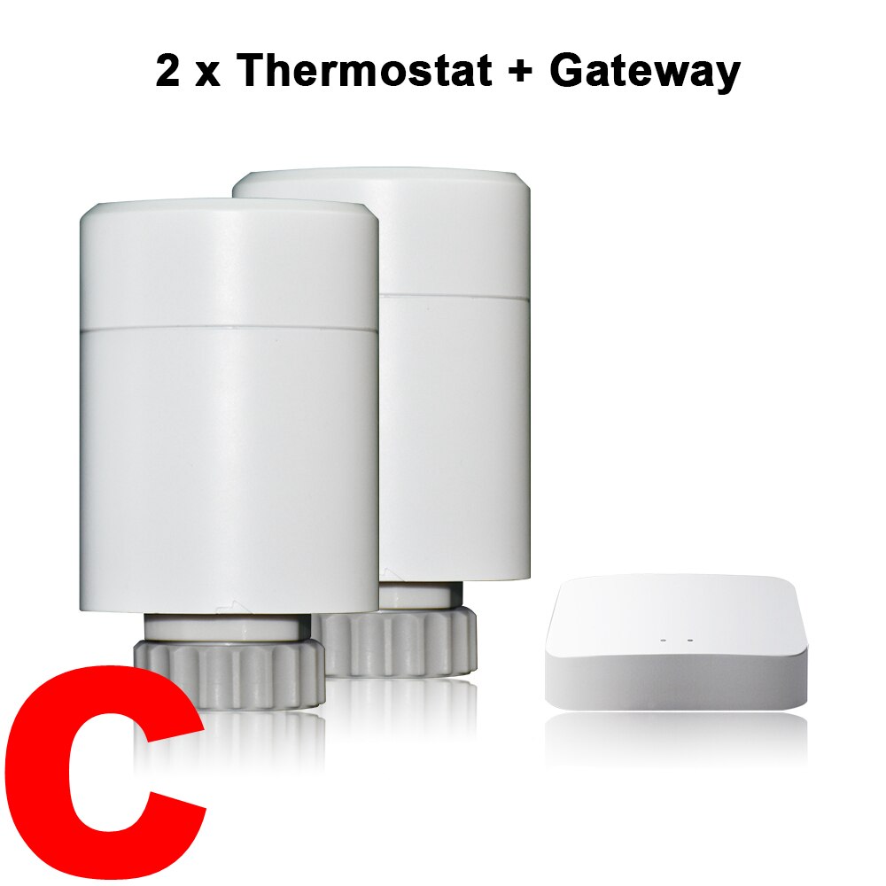 Zigbee – actionneur de Thermostat, régulateur de température Programmable avec fonction d'ouverture de fenêtre à économie d'énergie