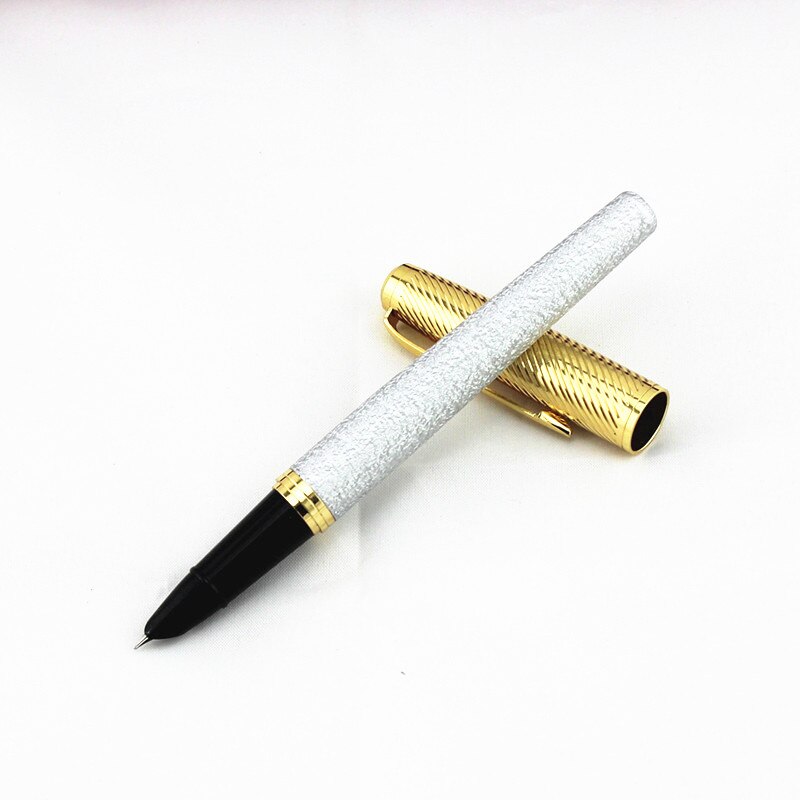 metal school Fountain pen Stationery Office School supplies Classic brand ink pen: D