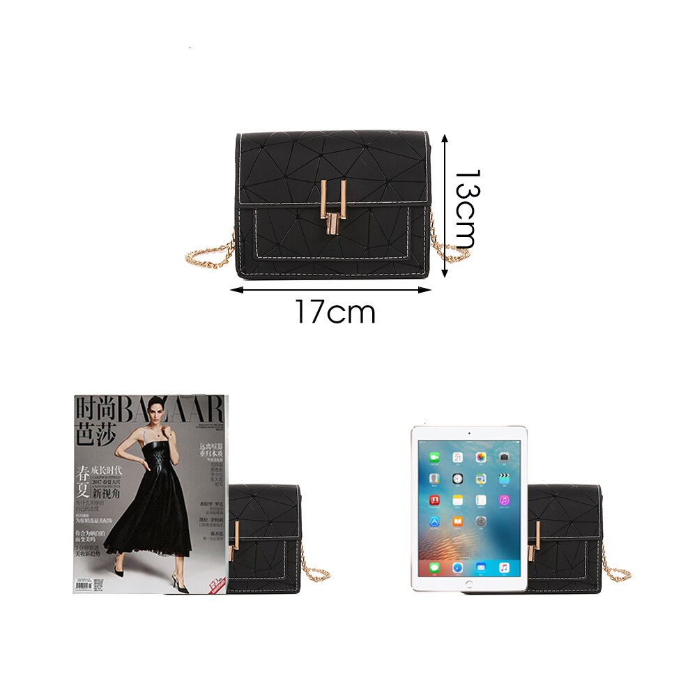 Herold Frauen PU Leder Messenger Taschen Damen Luxus Handtasche frauen Kette Party Weibliche Schulter Taschen