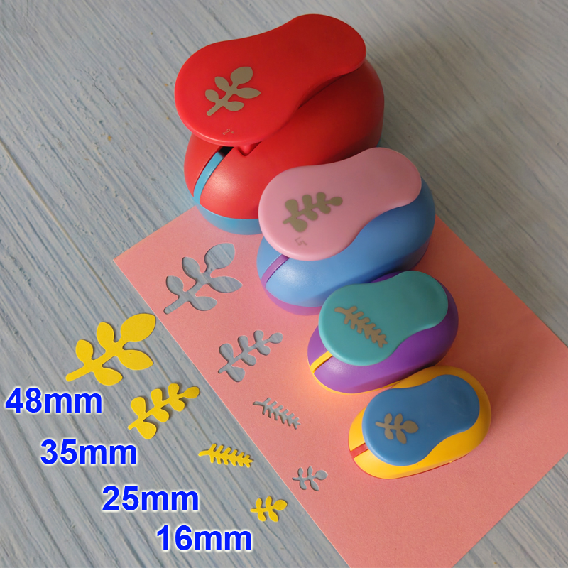 Perforadora de hojas hecha a mano, herramienta para manualidades y álbumes de recortes, perforadora de papel para decoración de galería de fotos, perforadoras de tarjetas de DIY, dispositivo de estampado: Oro