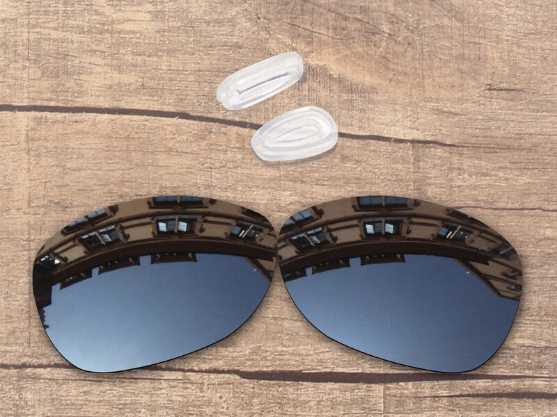 Vonxyz 20 + Scelte di Colore Occhiali Da Sole Polarizzati Lenti di Ricambio &amp; Naso Pastiglie per-Oakley Crosshair Nuovo 2012 OO4060 Telaio: Black Mirror