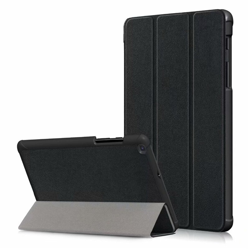 Case for Samsung Galaxy Tab 8 SM-T290 SM-T295 SM-T285 Flip Stand Funda Cover for Galaxy Tab a 8.0 case: Black