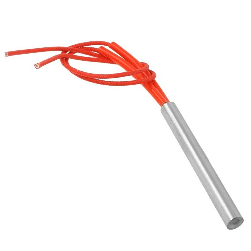 Rouge deux fils 9mm x 80mm éléments chauffants cartouche chauffante AC 110V 250W