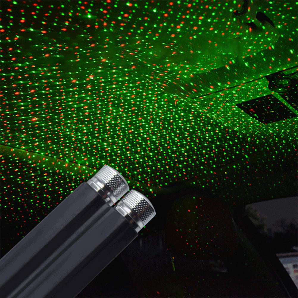 Ambient-Light Projector Light Cylinder Eco-friendly ABS Onboard Projection Lamp for Home Night Light Lampe Cars Home Decoration