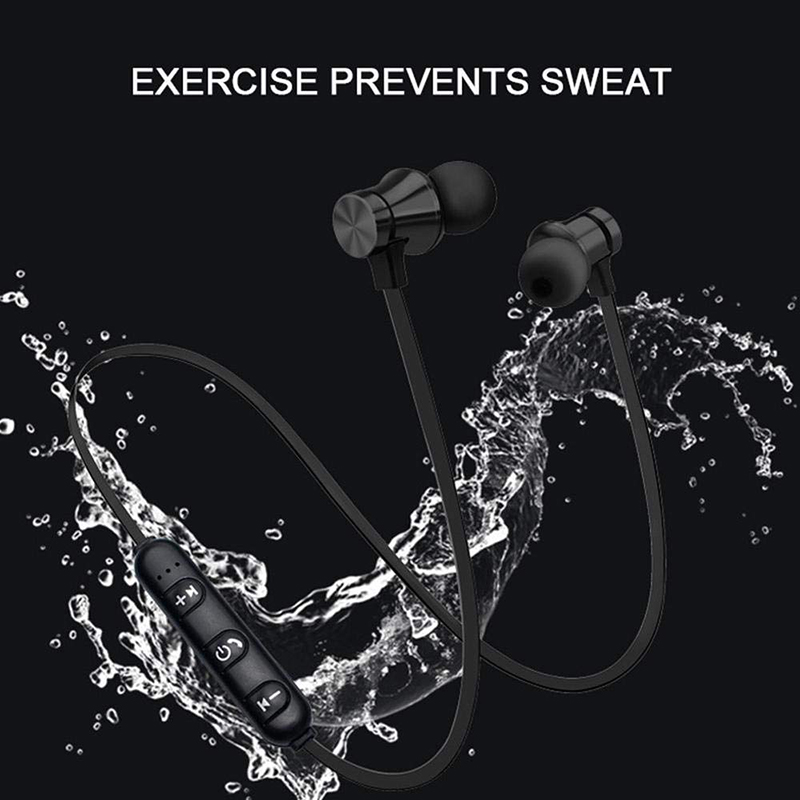Magnetic Drahtlose Bluetooth Kopfhörer Stereo Wasserdichte Sport Earbuds In-ear Headset Kopfhörer mit Mic Für iPhone Samsung