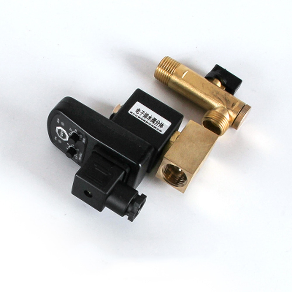 1/2inch DN15 AC 220V Electronic Timed 2way Air Compressor Gas Tank Automatic Drain Valve Valve Solenoid