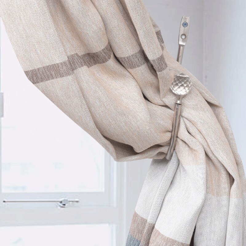 Cortina Drapery Holdback, ganchos Tieback con bola de cristal, tratamiento de ventana de servicio Holdbacks para decoración del hogar (2 uds)