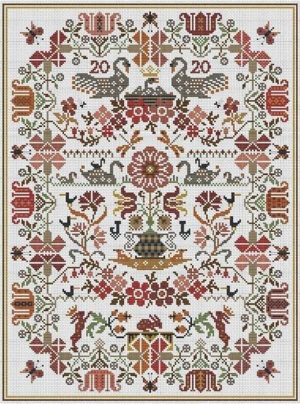 ZZ851Homefun Cross Stitch Kit Package Greeting Needlework Counted Cross-Stitching Kits Style Counted Cross stich Painting: 18CT