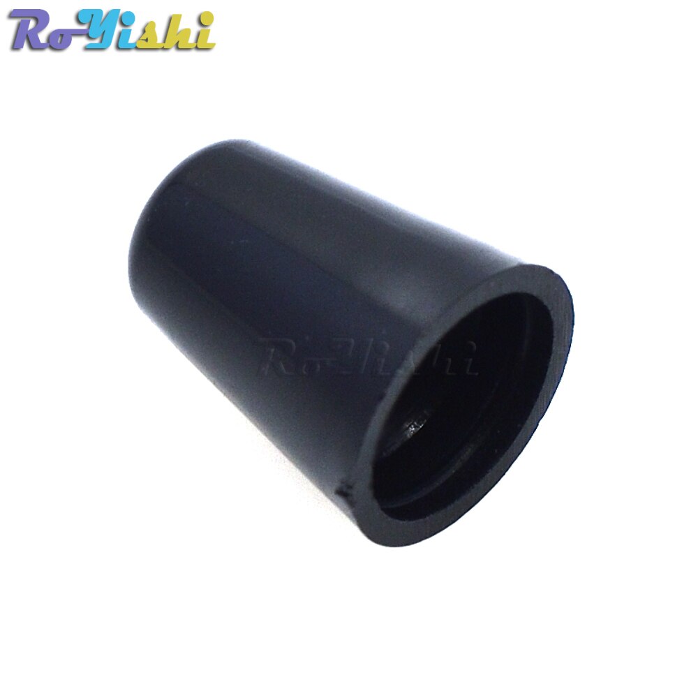 10 stks/pak Bell Stopper Met Deksel Cord Ends Lock Stopper Plastic Black Toggle Clip