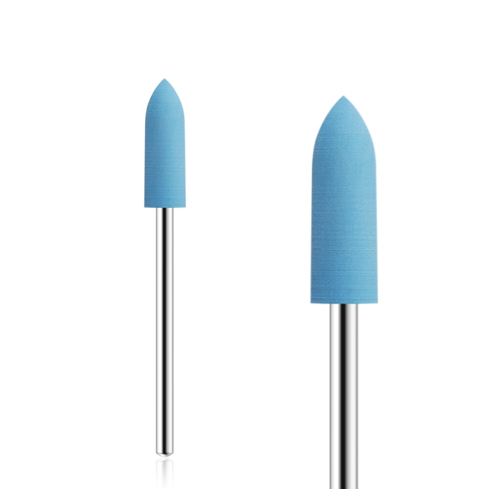 Rolabling Gummi Silikon Fräsen Nagel Kunst Cutter Polieren Puffer Dateien Elektrische Manikübetreffend Maschine Bohrer Pedikübetreffend Werkzeuge: Blau