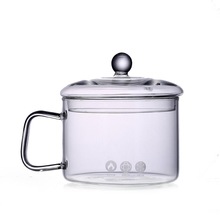 Glazen Simmerpot voor op het Fornuis 1600ml Hittebestendige