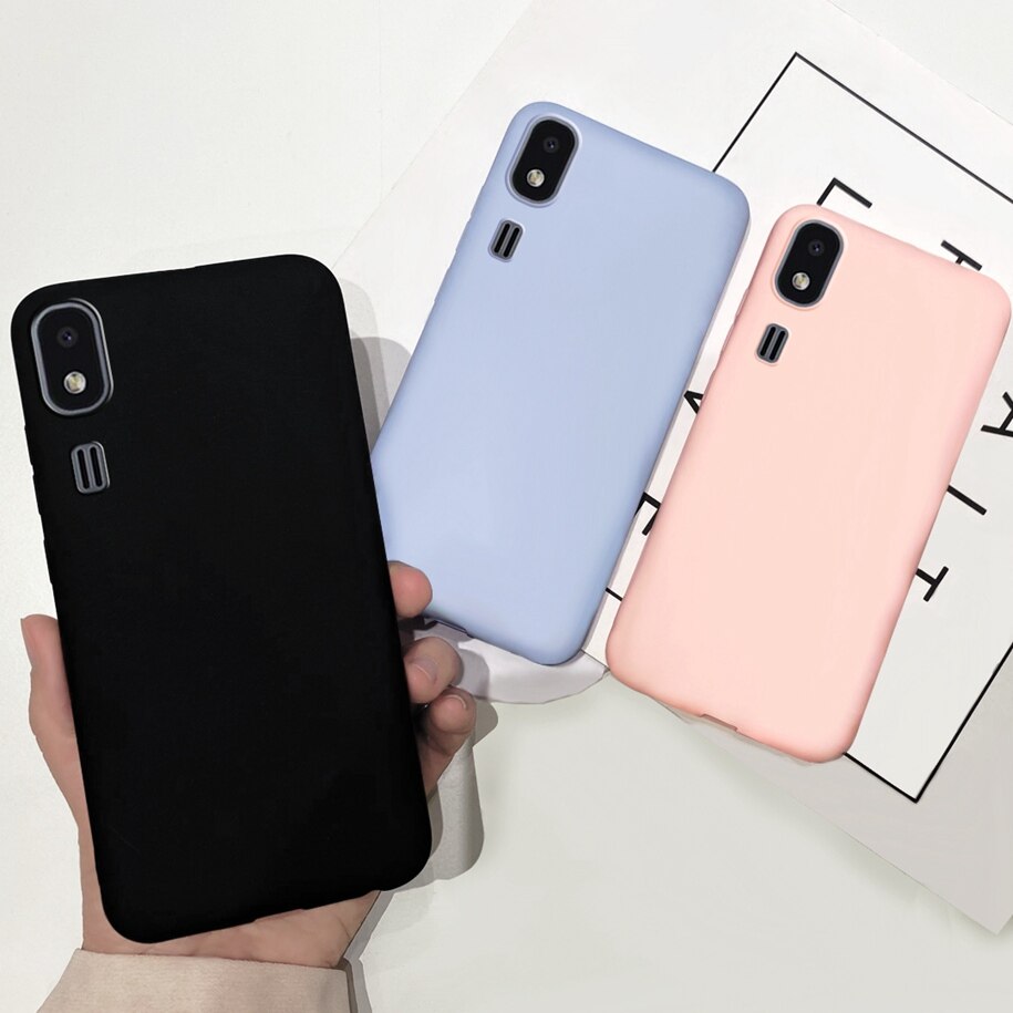 Funda de silicona líquida para Samsung Galaxy A02s A2 Core, Protector trasero suave, Fundas para Samsung A02s A025F A2Core