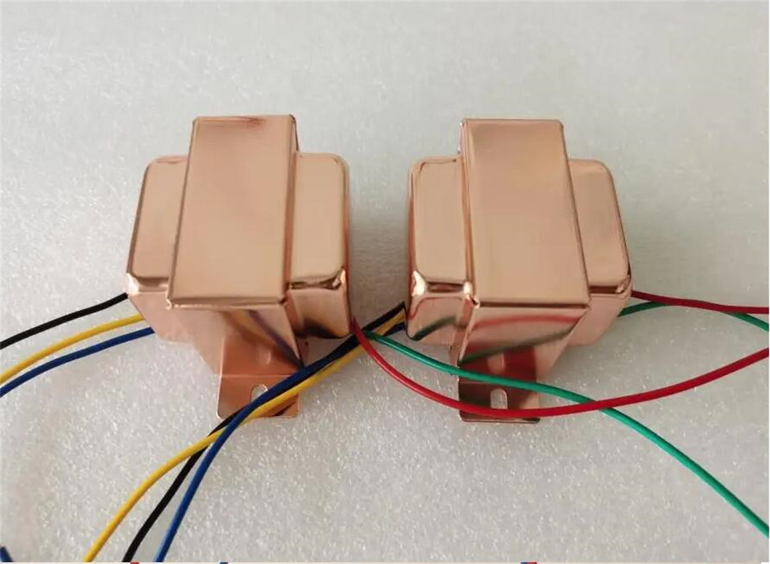High end Tube Machine Output Transformer,5W 5KΩ 7KΩ 10KΩ Tube Machine Single end Output Transformer,High Brightness Silver: Gold / 110V