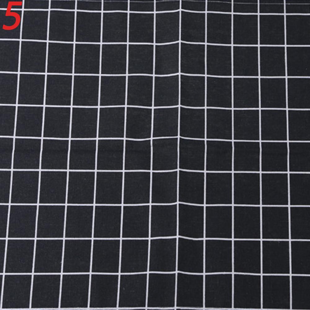 Bomuld linned plaid bordmåtter servietter dækkeservietter japansk stil stof service hjemme tekstil polyester lommetørklæde: 5