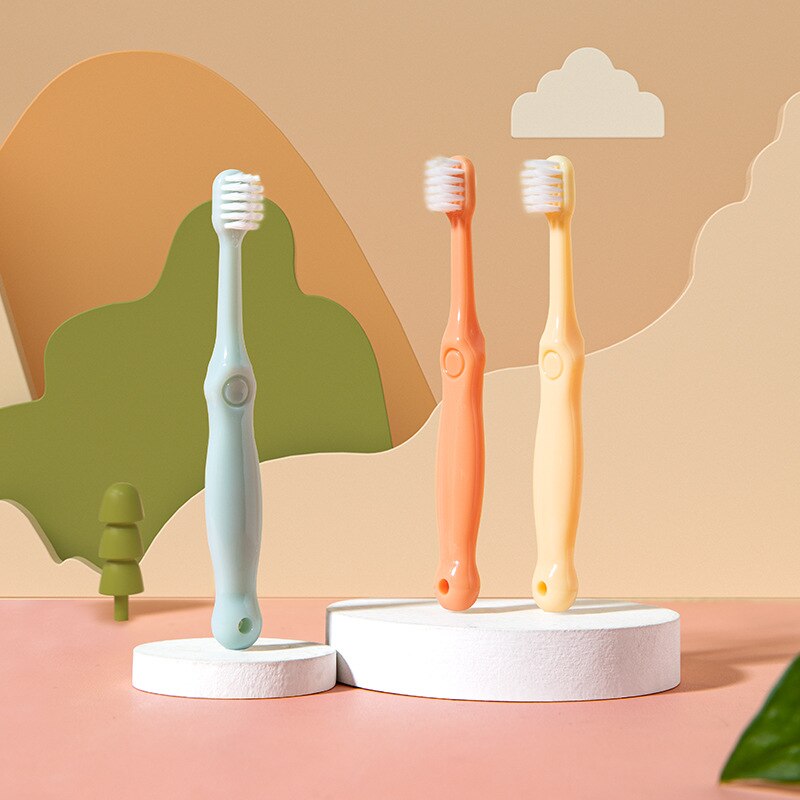 Articoli per bambini Color caramella per ragazzi Gilrs denti per bambini spazzola per assistenza sanitaria dentale articoli economici spazzolino da denti in Silicone morbido per bambini