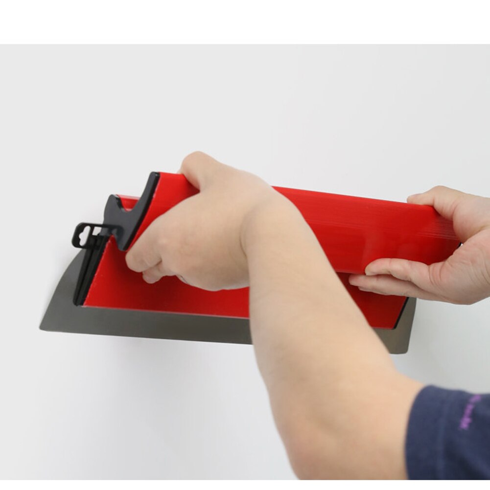 Outil Pro de lissage des cloisons sèches, outil de plâtrage de murs, en acier inoxydable, pour peinture de finition, lames d'écumage, 25/40cm