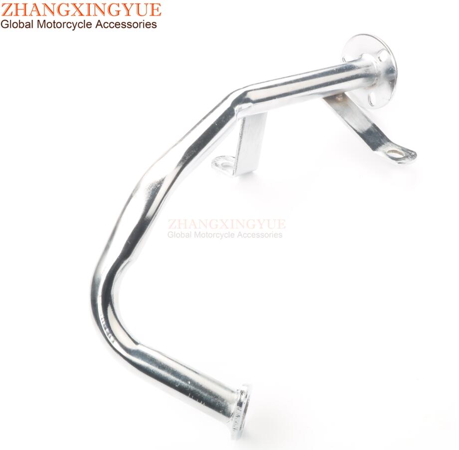 Scooter 88 X 300mm muffler exhaust pipe for ATU Level 100 50cc China GY6 139QMA 139QMB 4 stroke (ZS50QT) 4-stroke: Muffler link tube