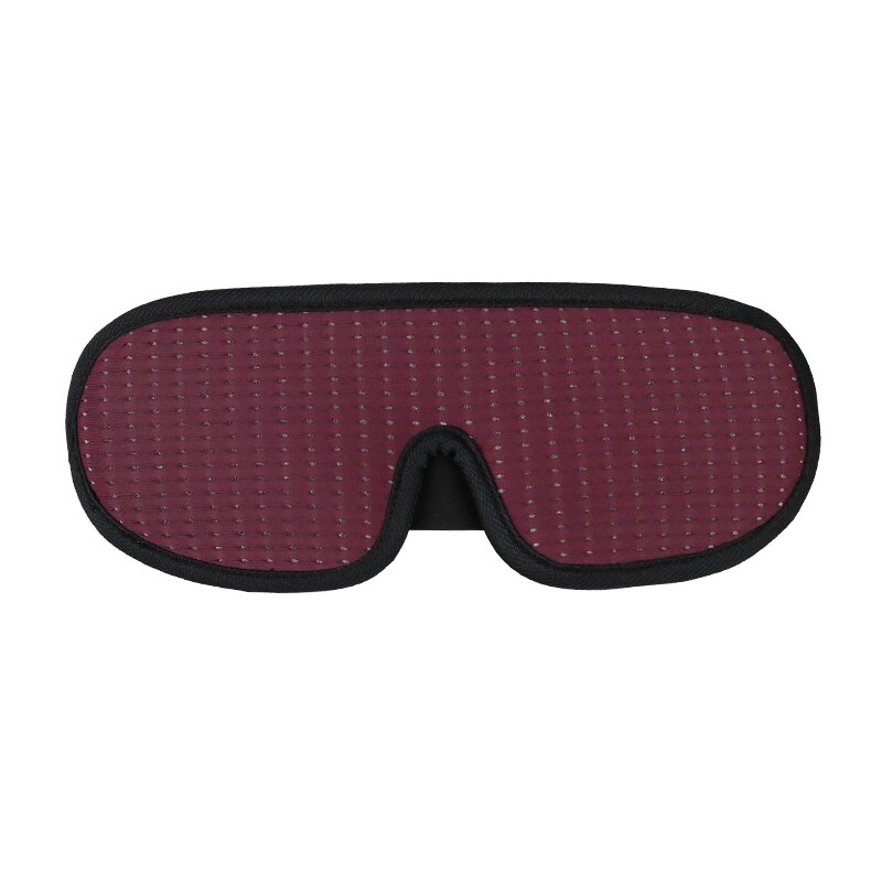 3D Slaapmasker Blokkeren Licht Zachte Gewatteerde Slaap Masker Voor Ogen Slaapmasker Eye Shade Blinddoek Slapen Aid Gezichtsmasker ooglap: Purple