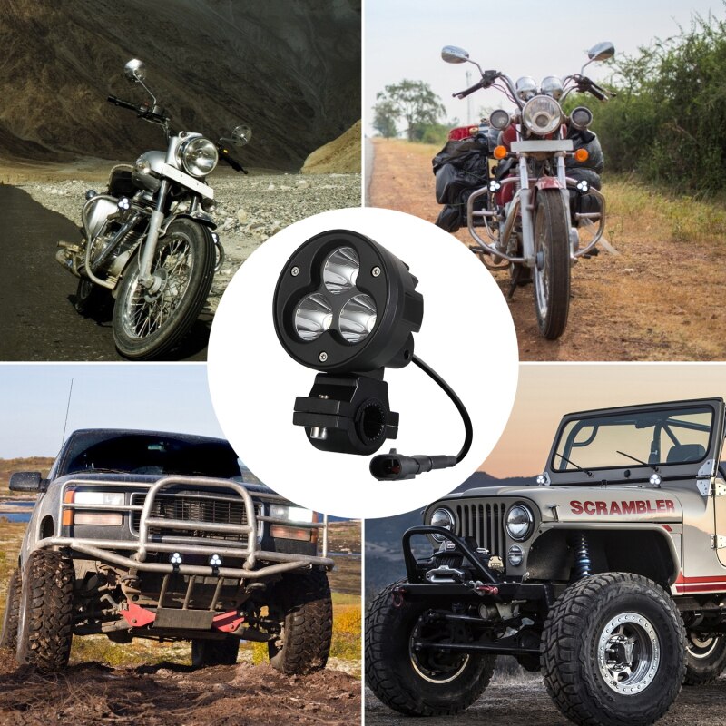 Voor Auto Motorfiets Off Road Truck Led Auto Koplampen 2 Stuks Lichtbalk Led Rijden 60W 6000K Mistlampen