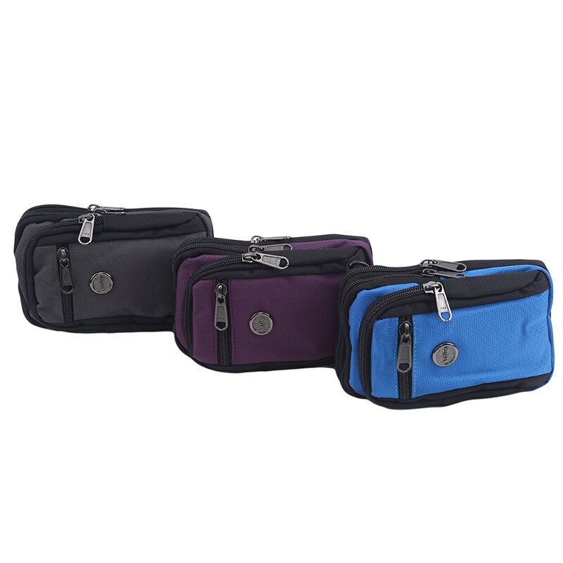 Multifunction náilon bolsas das mulheres sacos unisex zíper crossbody sacos bolsa embreagem telefone carteira bolsa de ombro cintura saco pendurado