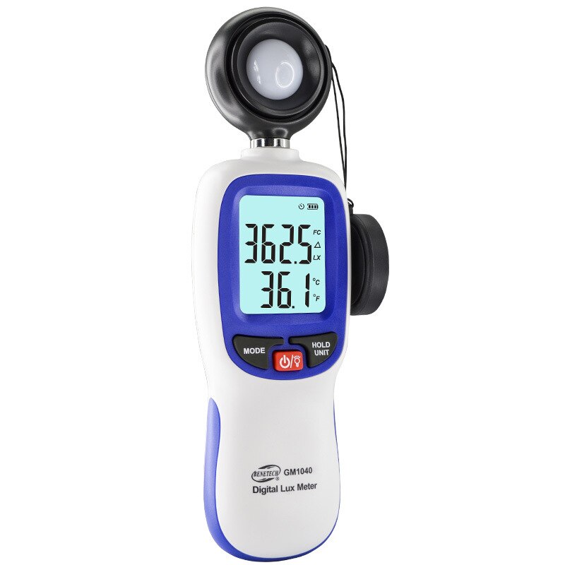 GM1040B Lux meter 200,000 Lux Light Meter Test Spectra Auto Range High Precision Digital Luxmeter Illuminometer with Bluetooth